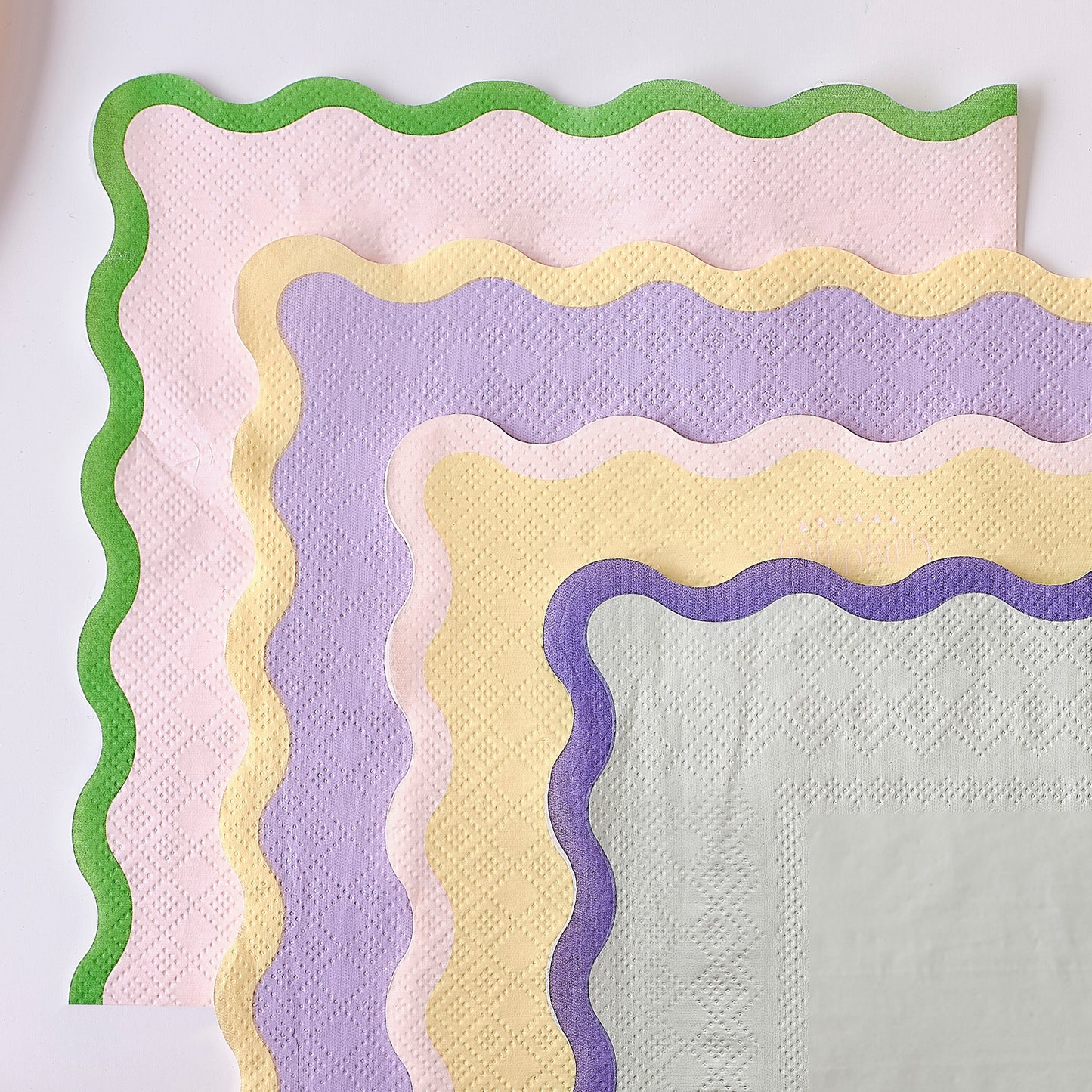 Wavy Pastel Napkins