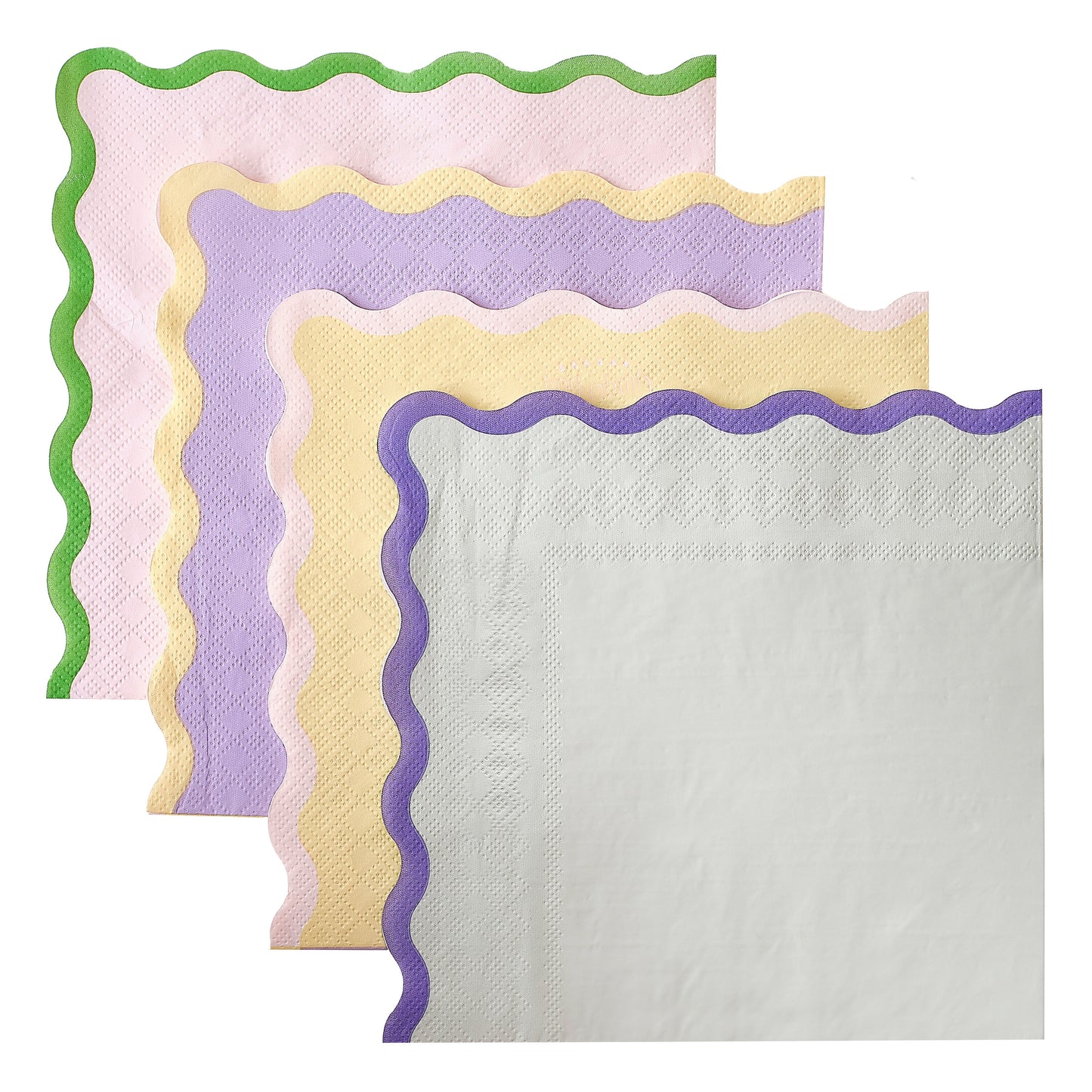 Wavy Pastel Napkins