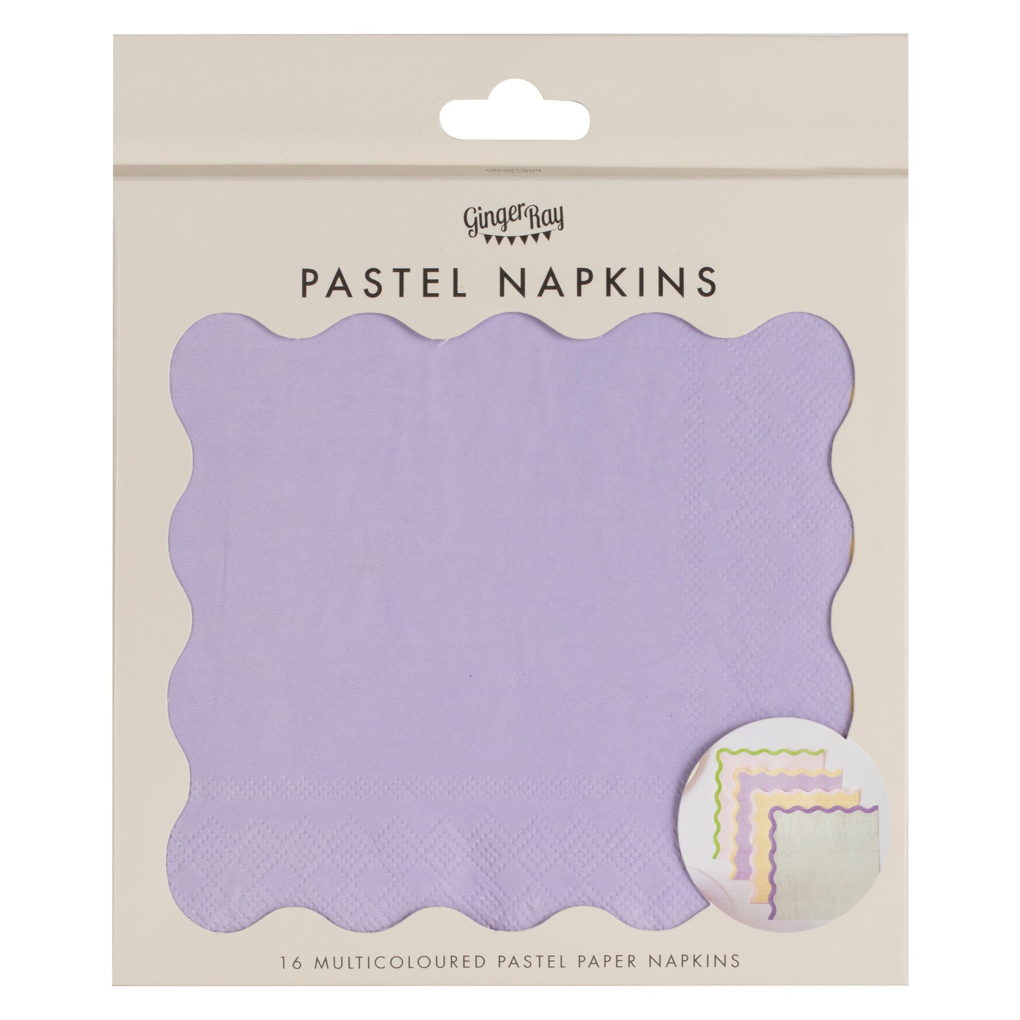 Wavy Pastel Napkins