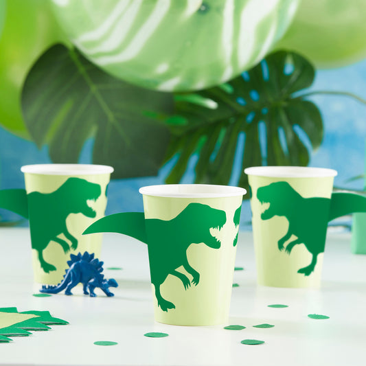 Paper Dinosaur Cups