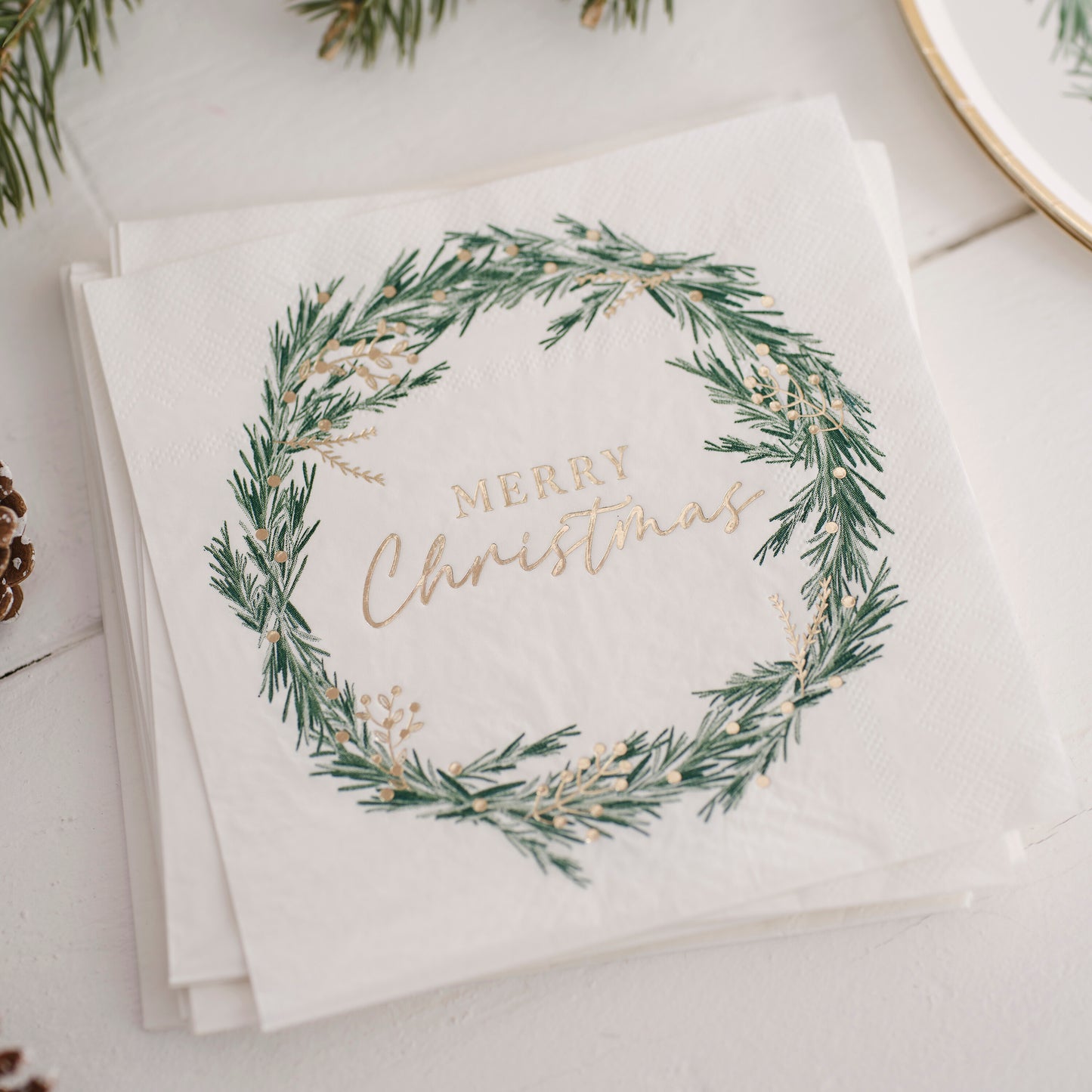 Merry Christmas Paper Napkins