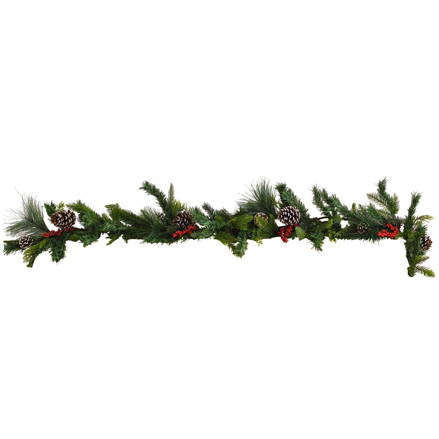 Foliage and Berries Christmas Garland