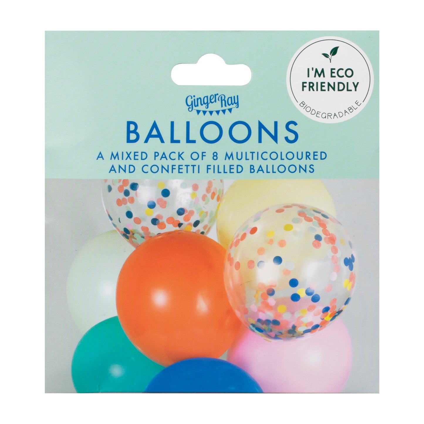 Multicoloured and Confetti Filled Balloon Bundle