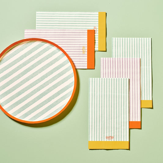 Multicoloured Striped Napkins