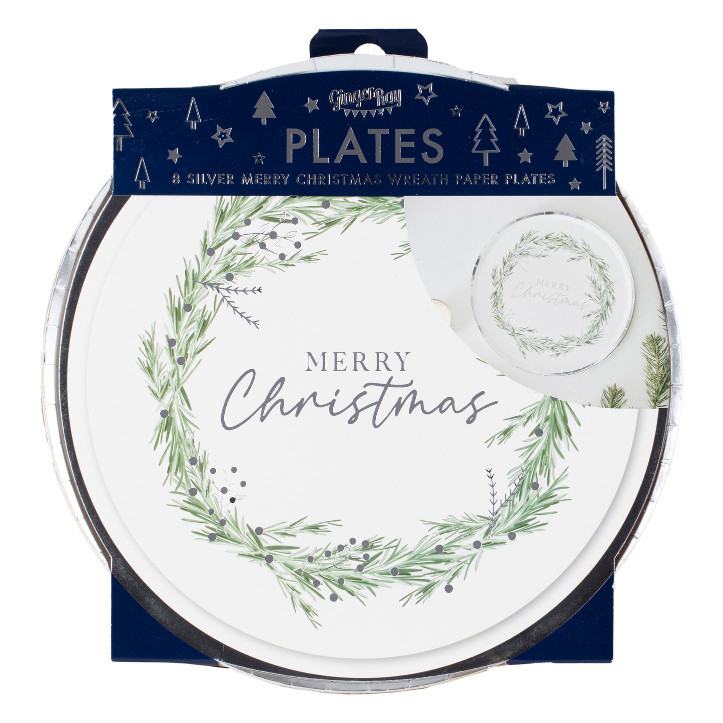 Merry Christmas Paper Plates
