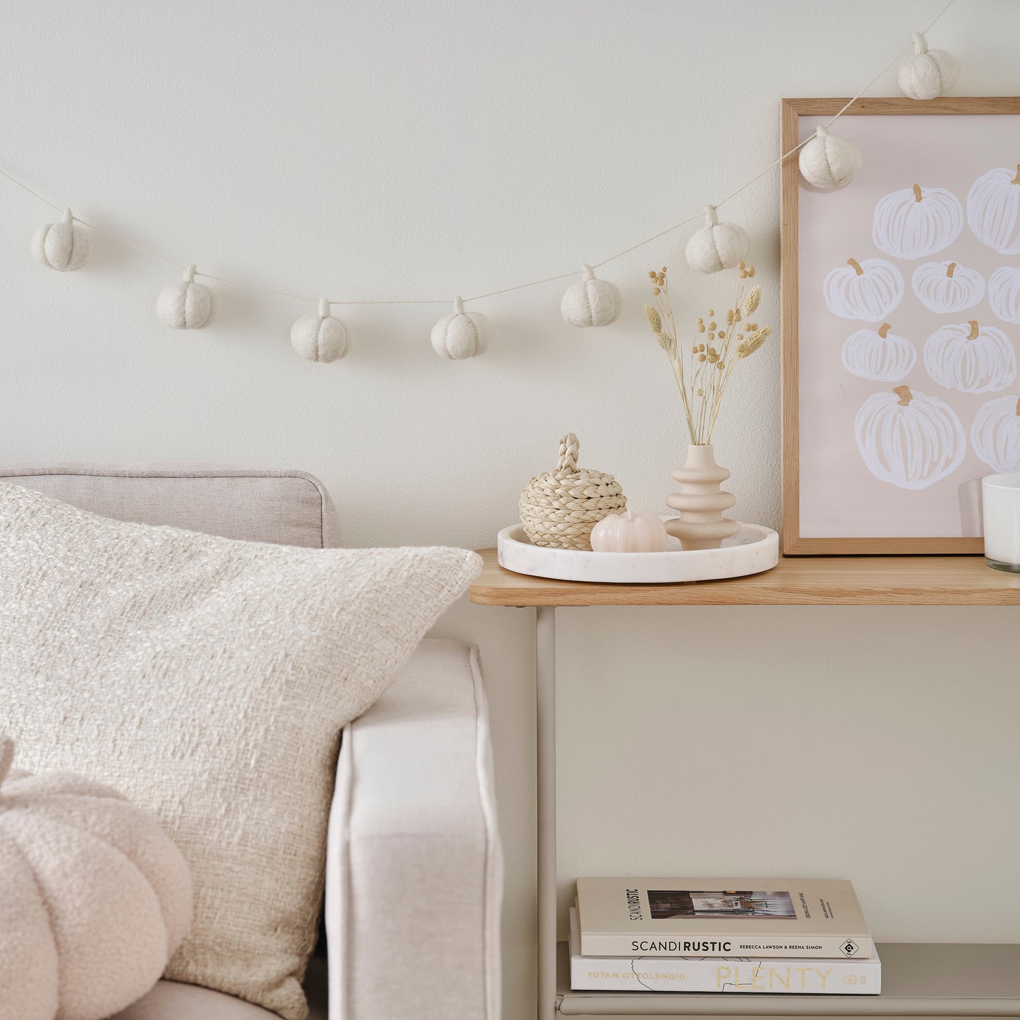 Felt Pumpkin Halloween Bunting