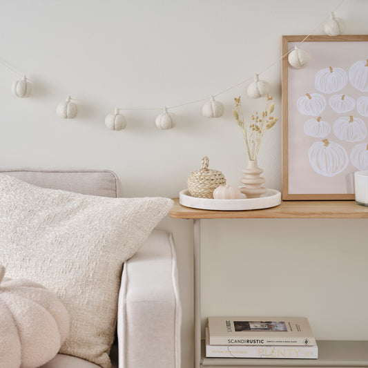 Felt Pumpkin Halloween Bunting