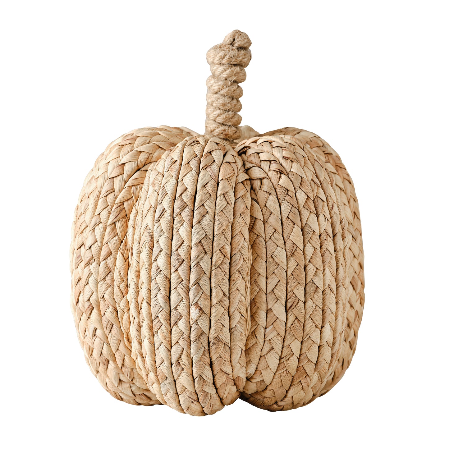 Large Woven Jute Pumpkin Decoration