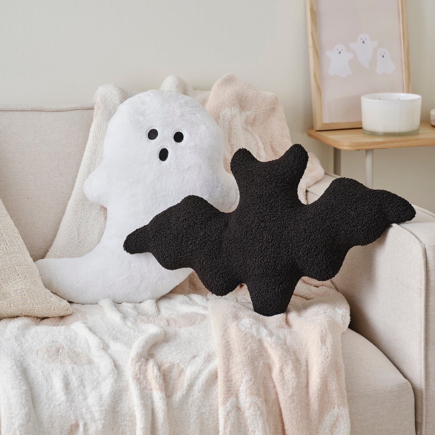 White Ghost Cushion