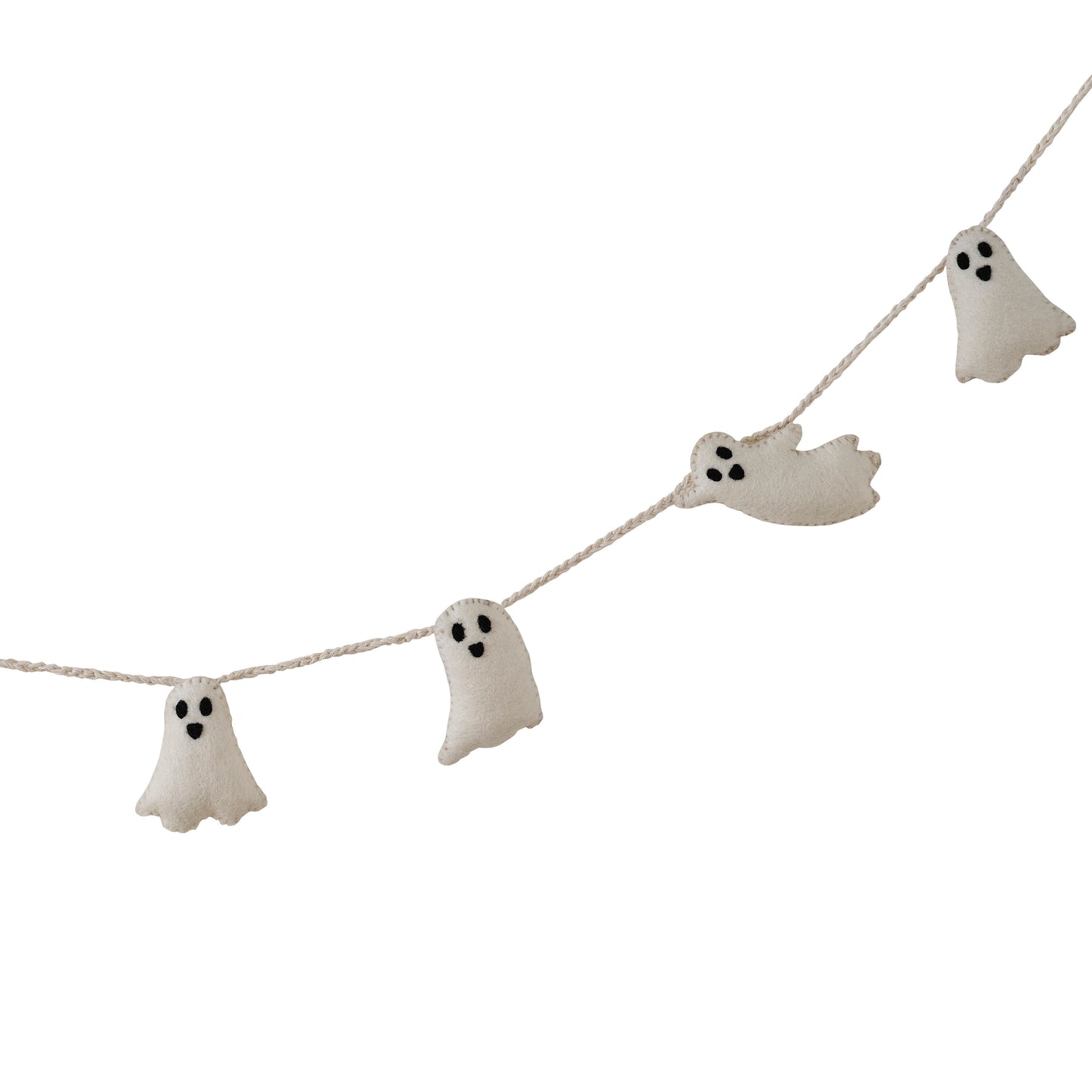 Felt Ghost Halloween Bunting