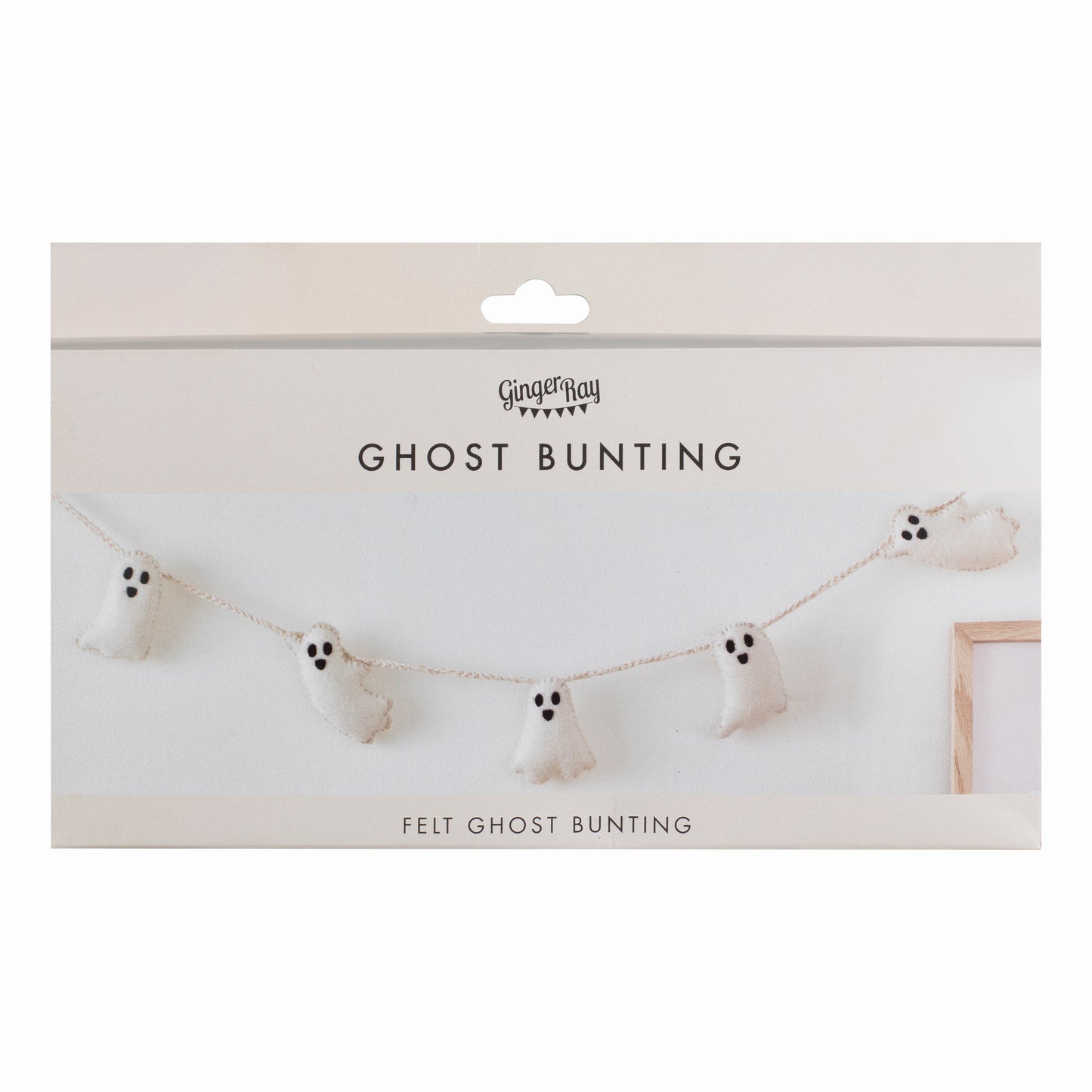 Felt Ghost Halloween Bunting