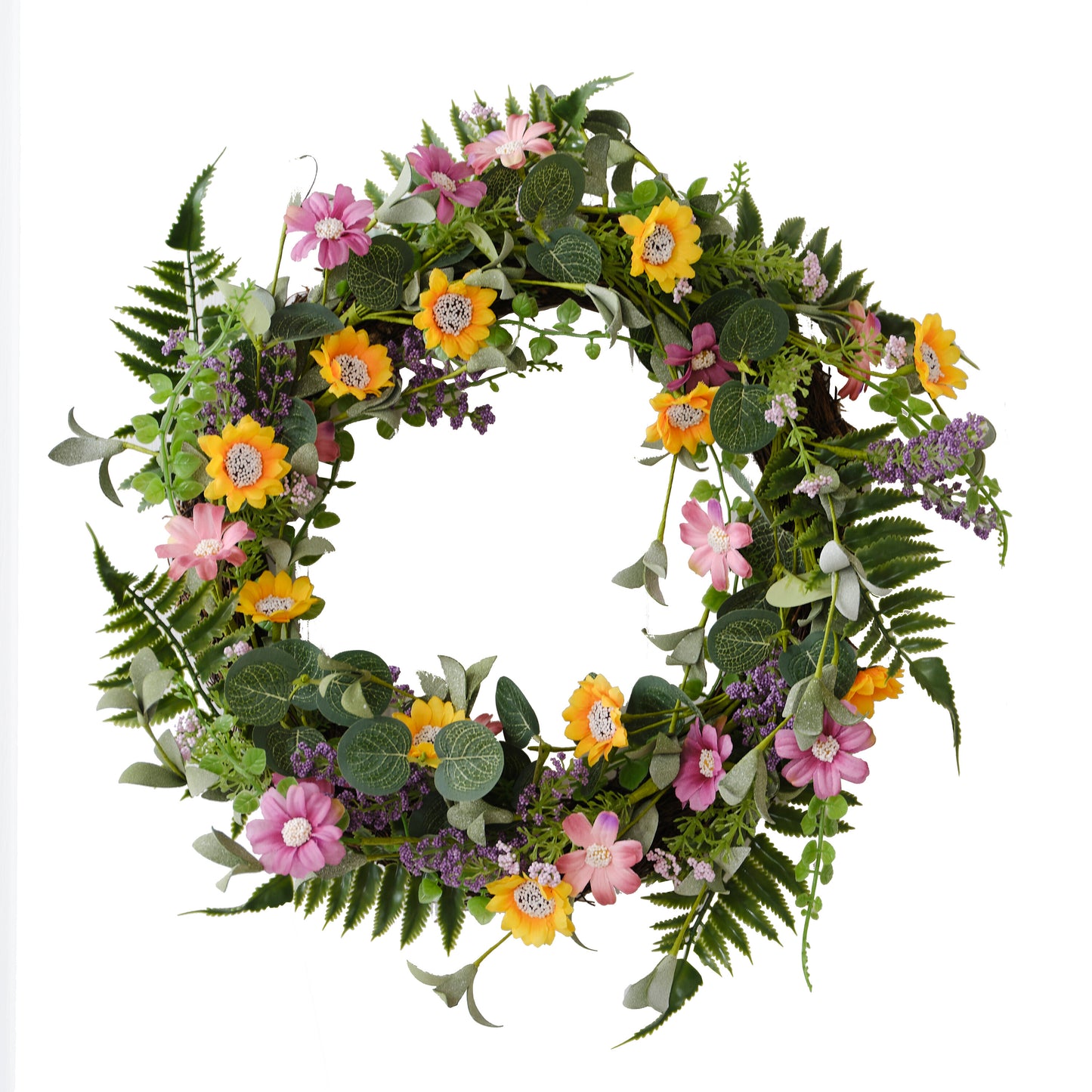 Floral Foliage Spring Wreath