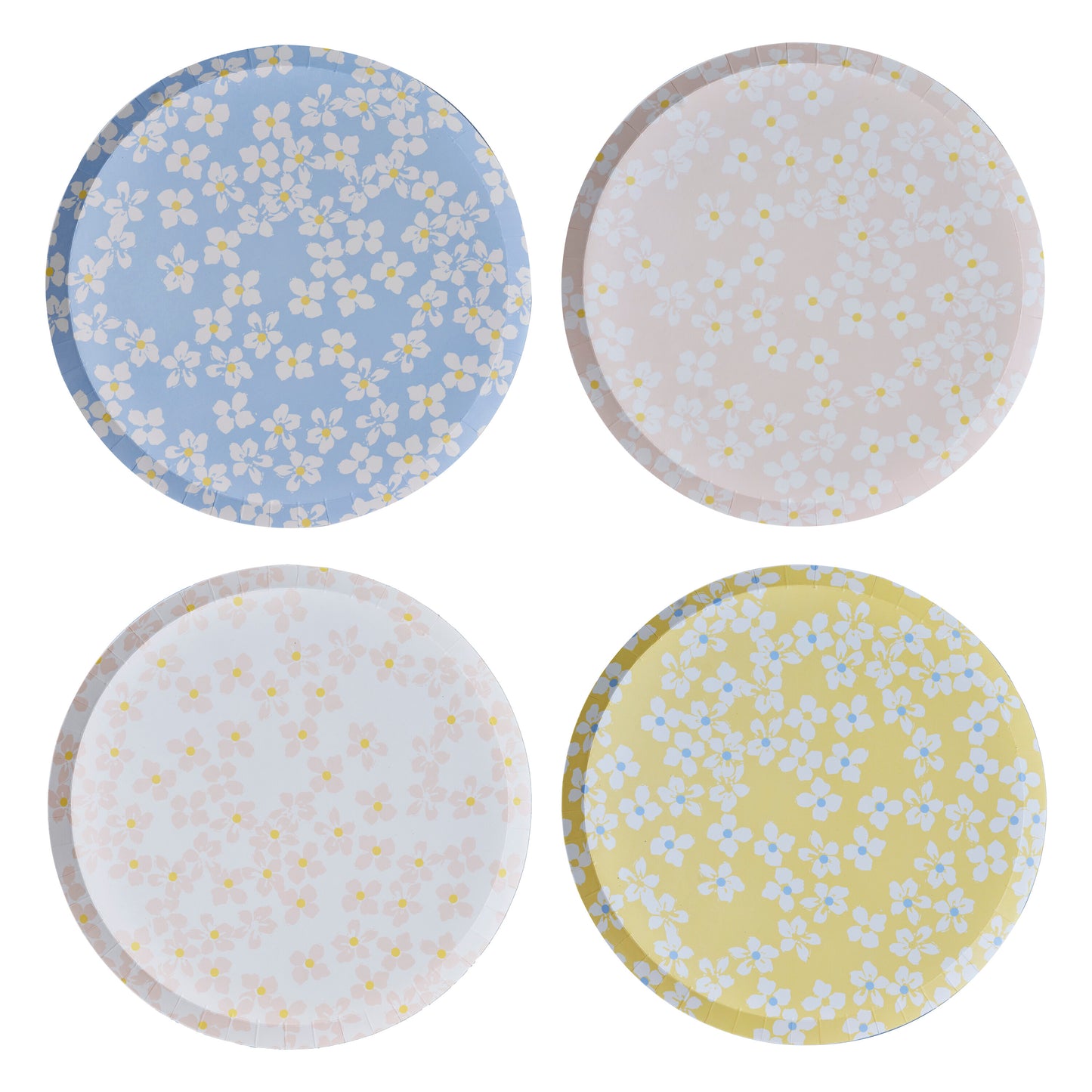 Floral Paper Plates