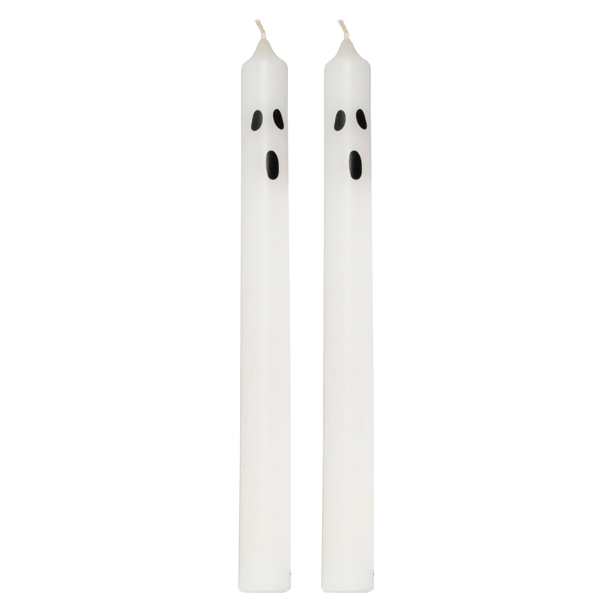 Ghost Face Halloween Dinner Candles