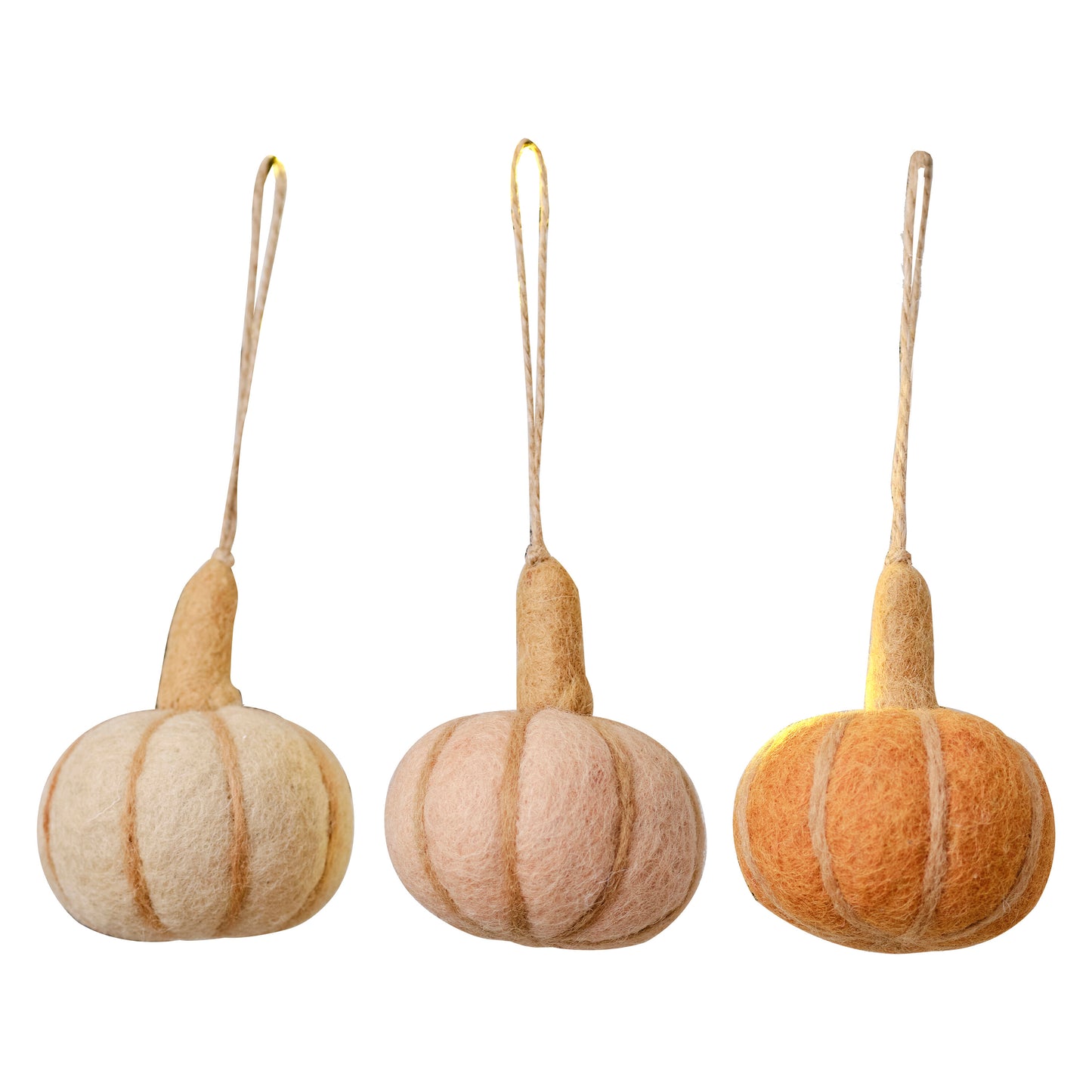 Felt Pumpkin Hanging Halloween Tree Decorations