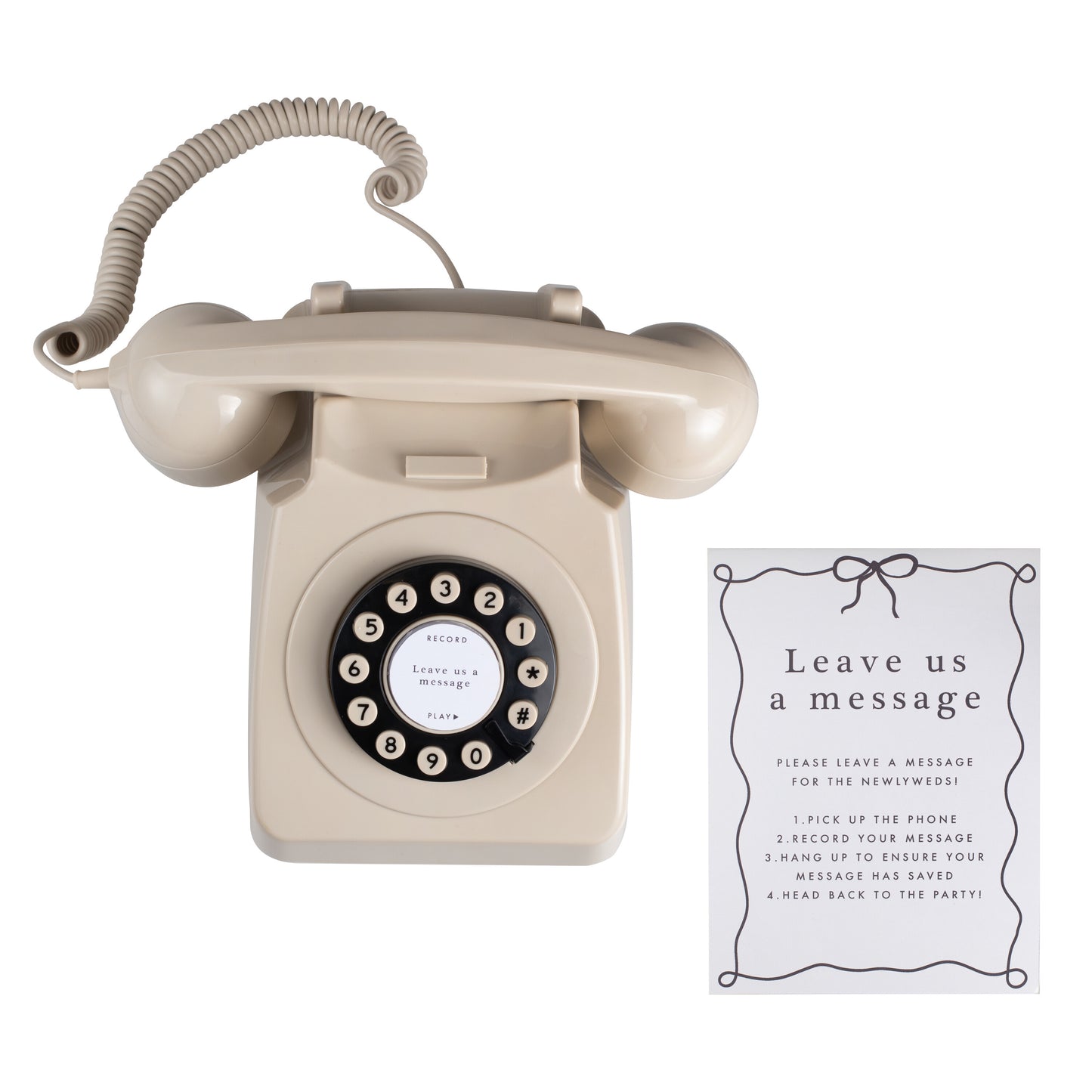 Telephone Wedding Audio Guest Book
