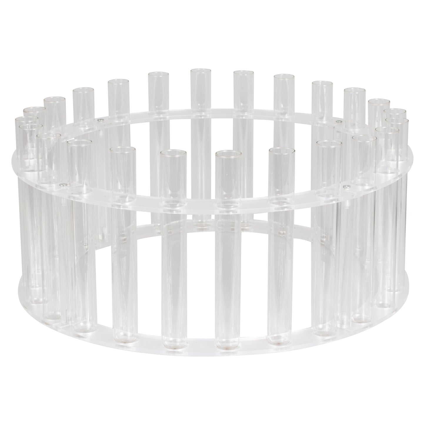 Round Centrepiece with Glass Stem Holders