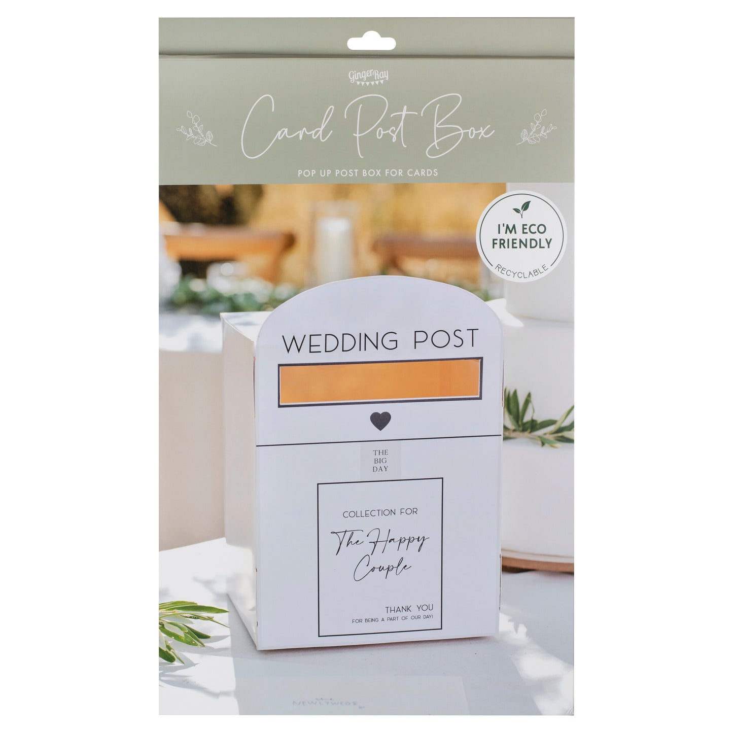 White Wedding Post Box