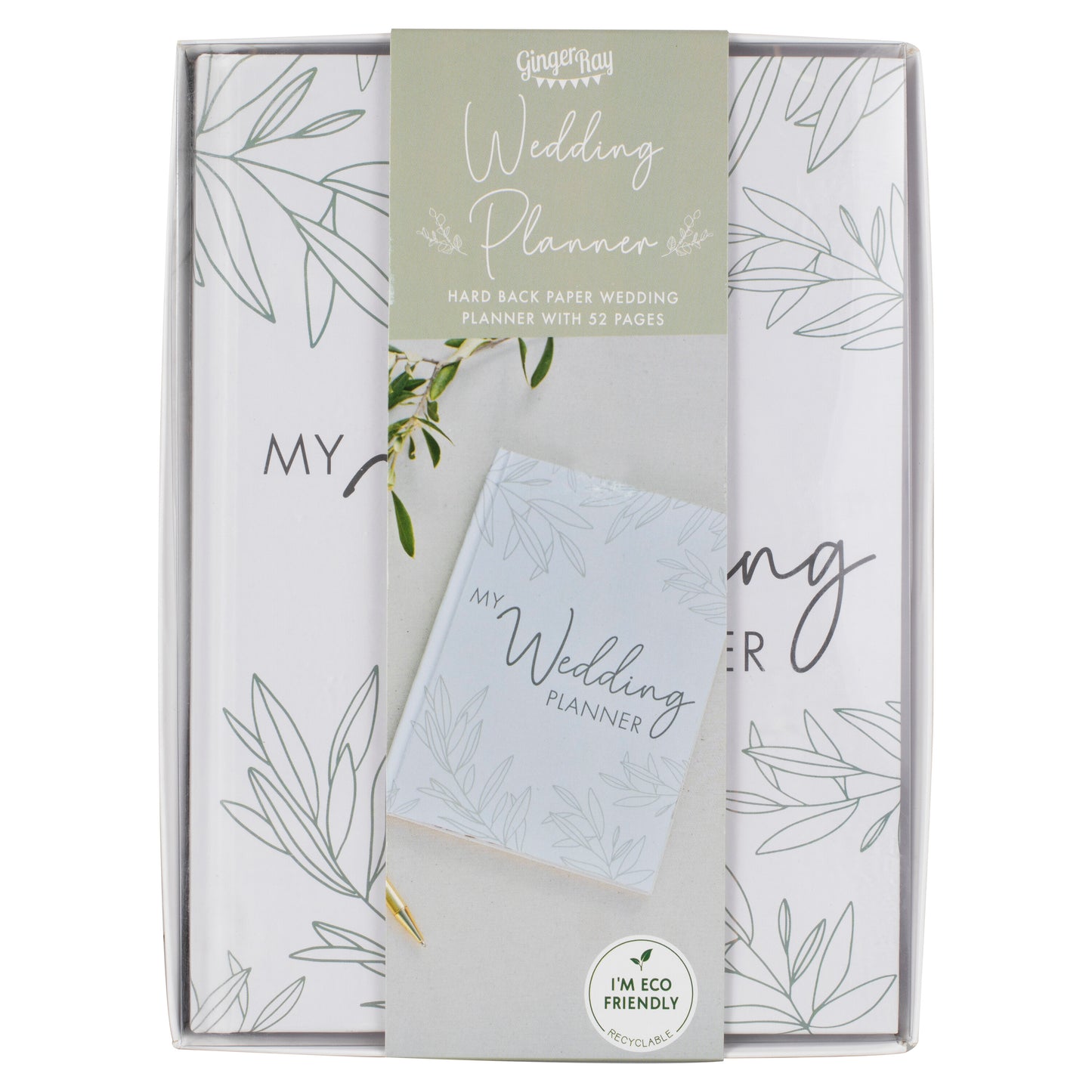 White Wedding Planner Notebook