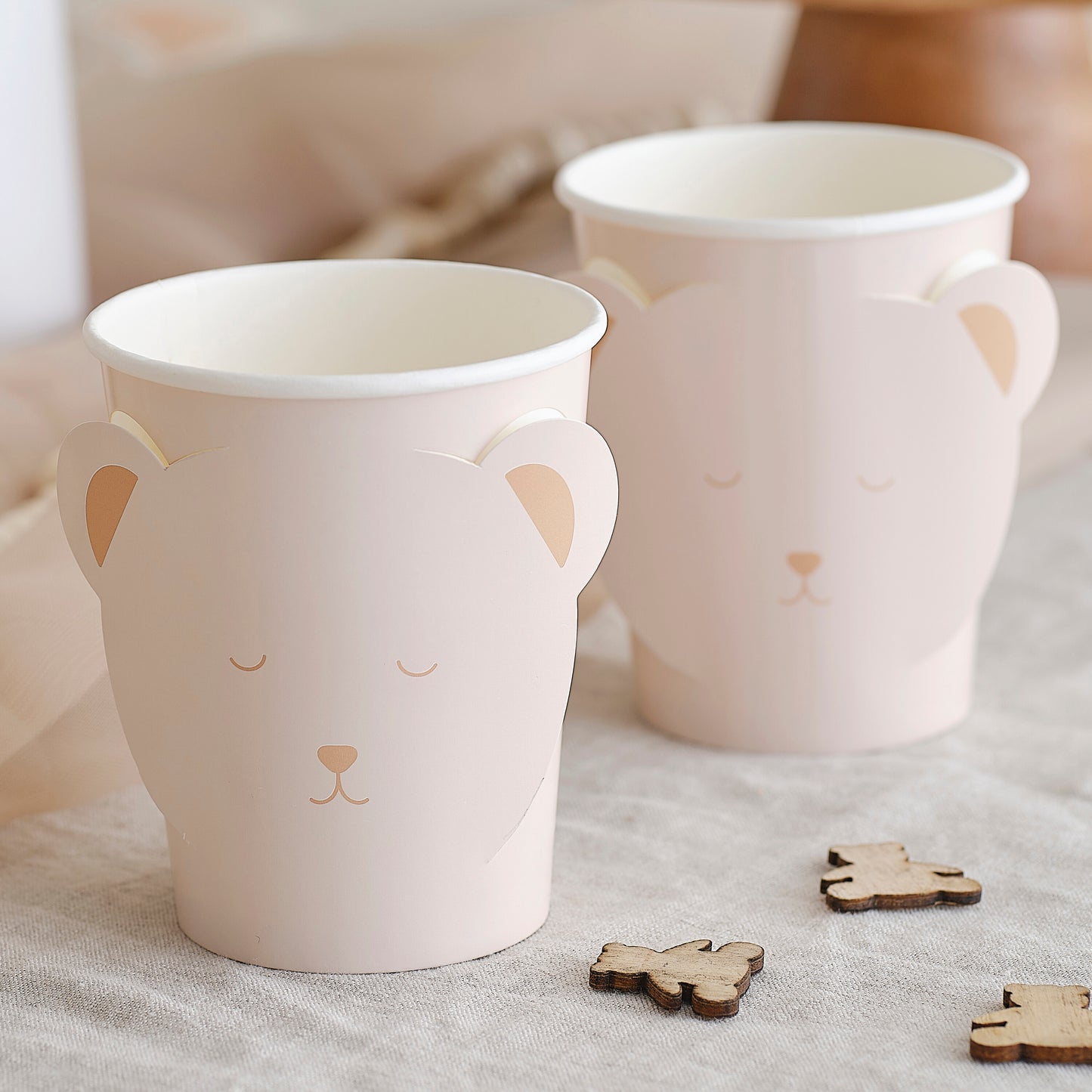 Pop Out Teddy Bear Baby Shower Cups