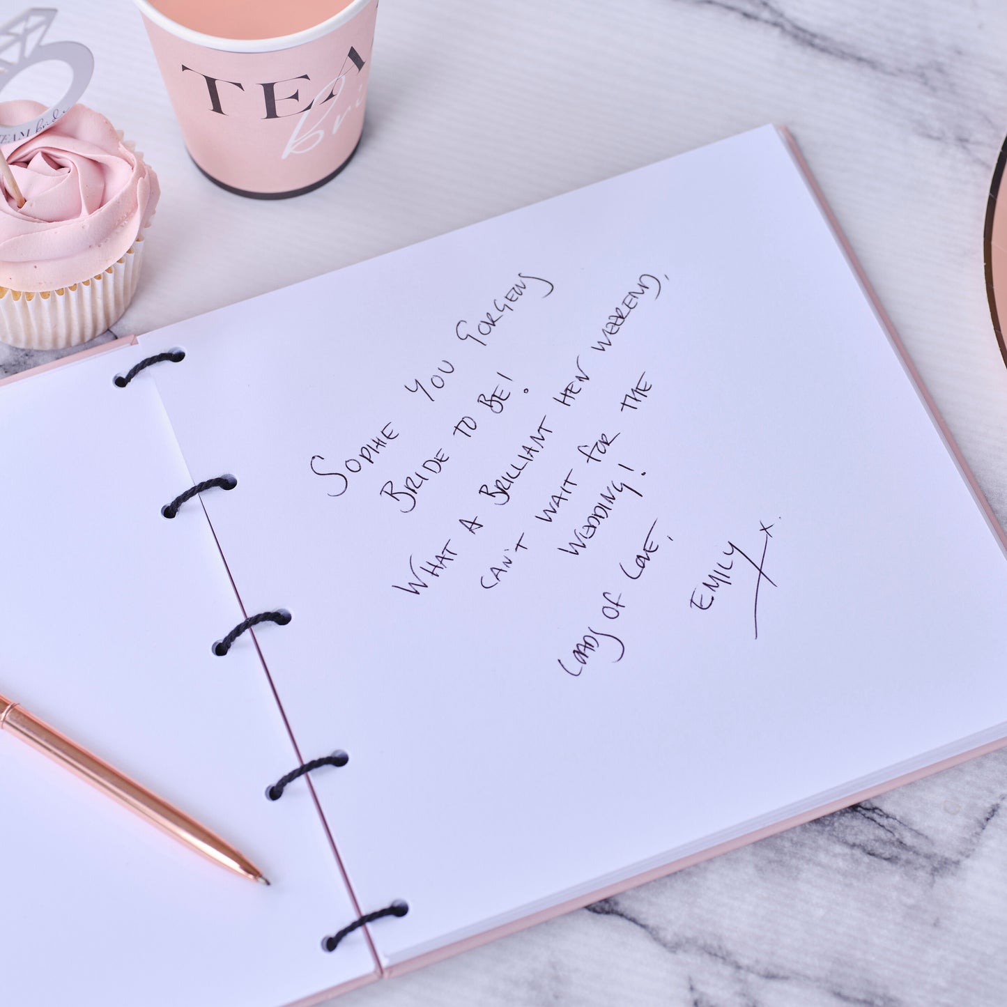 Team Bride Hen Party Guest Book