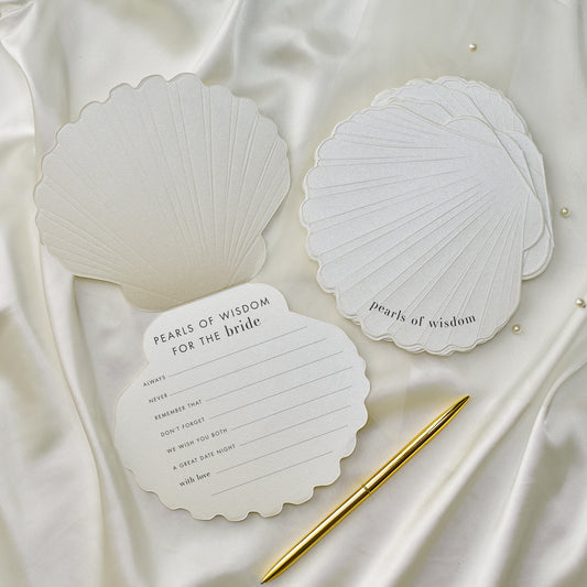 'Pearls of Wisdom' Advice for the Bride Cards
