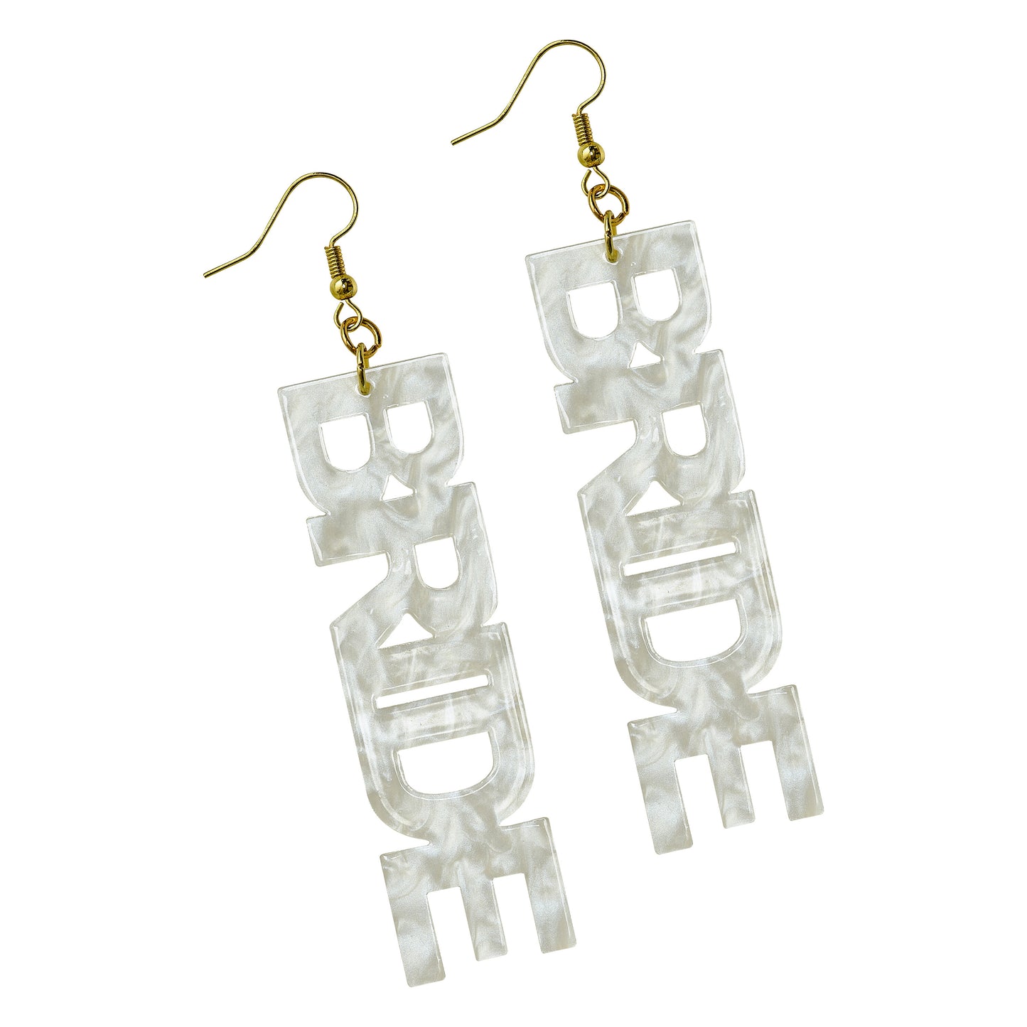 Pearlised 'Bride' Earrings