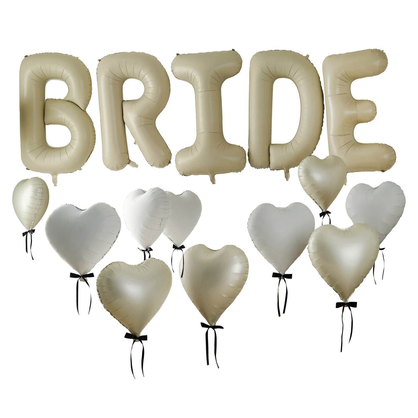 Ivory Bride and Heart Balloons Room Decoration Kit