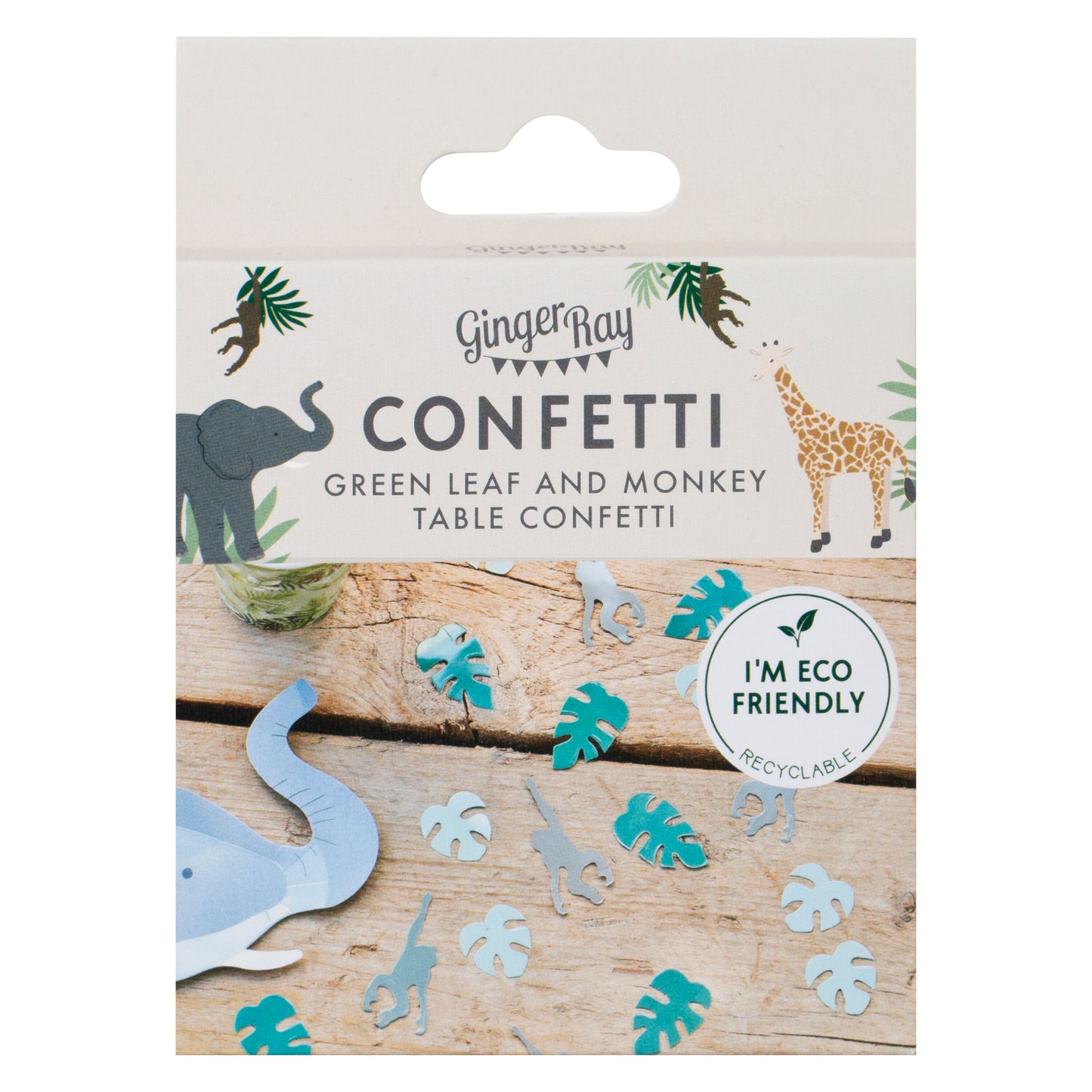 Leaf & Monkey Table Confetti