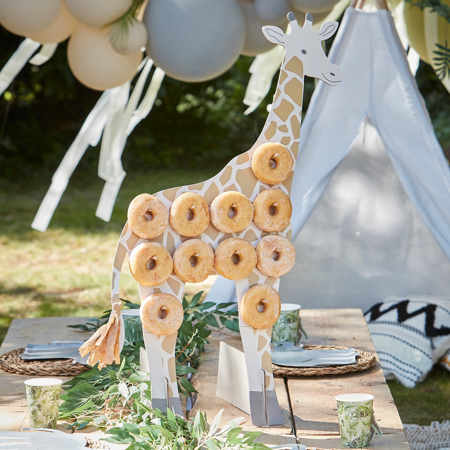 Giraffe Shaped Donut Stand