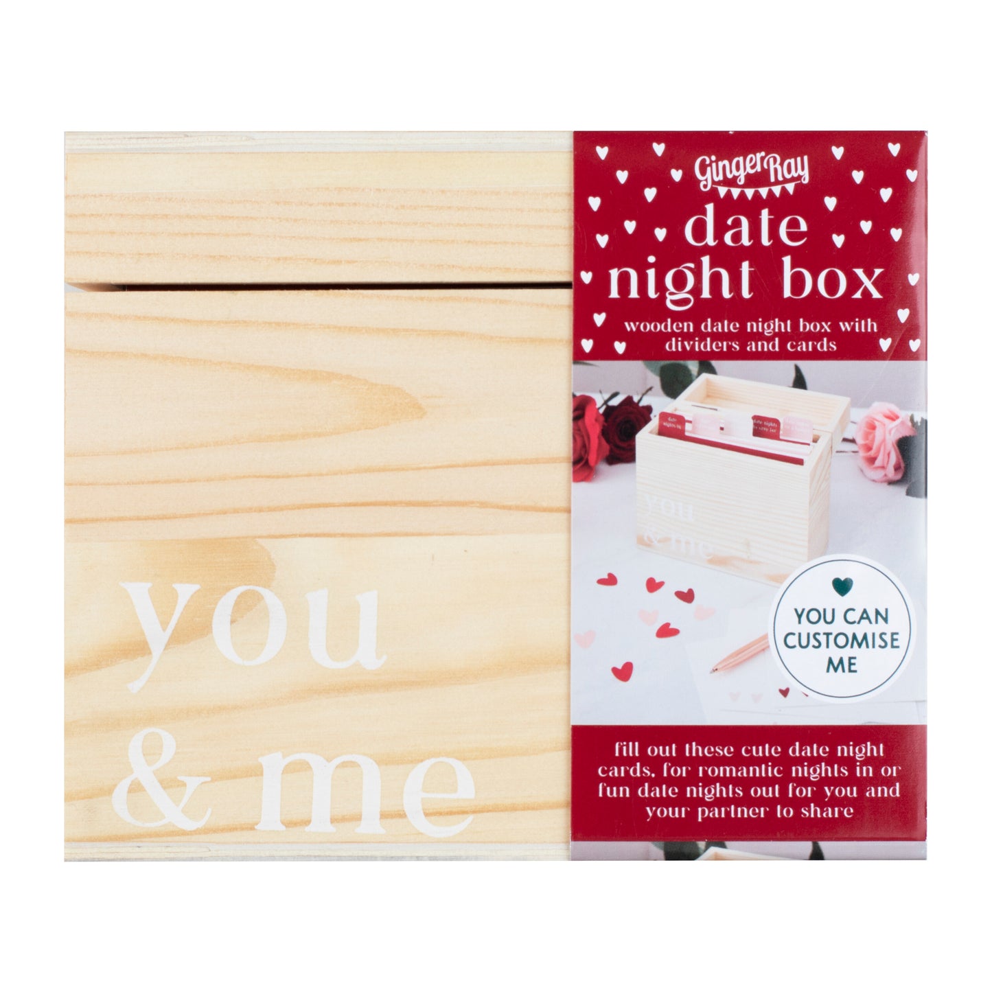 Wooden Date Night Box