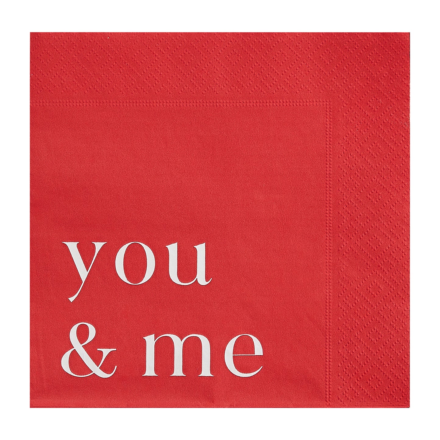 You & Me Valentines Napkins