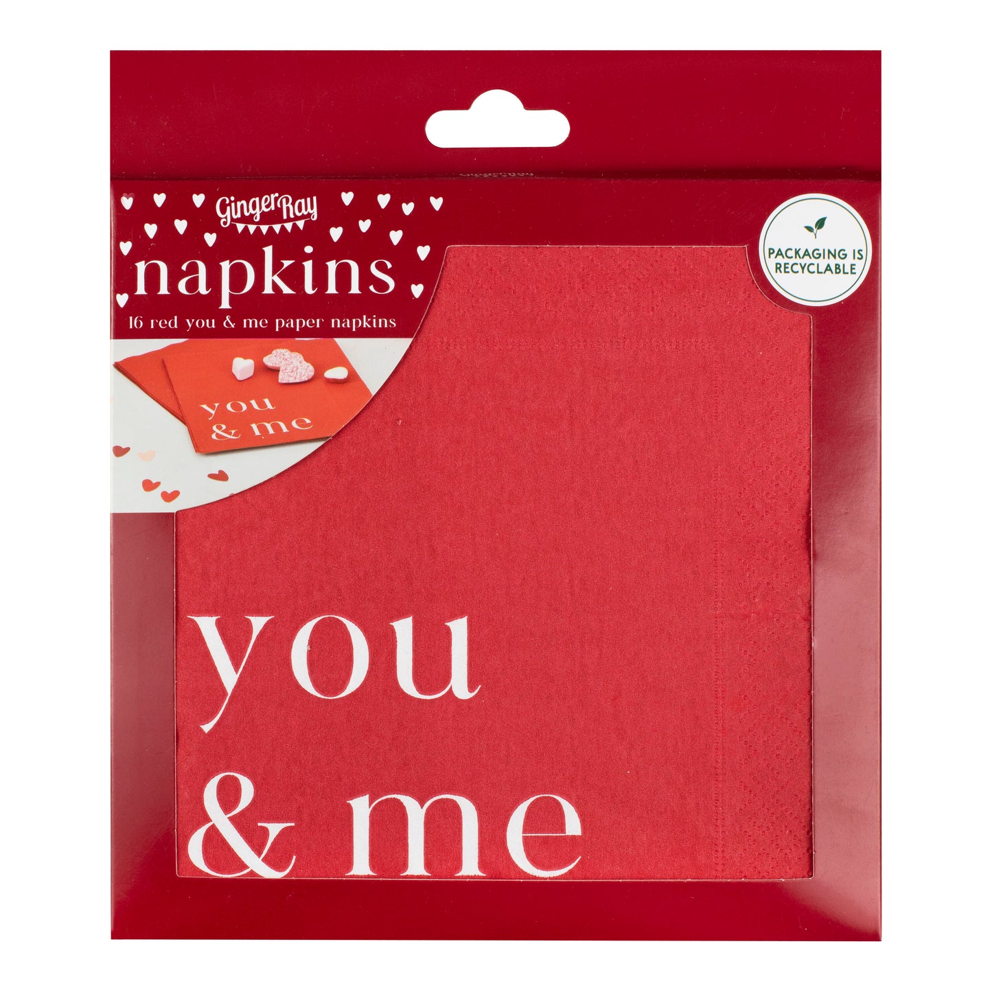 You & Me Valentines Napkins