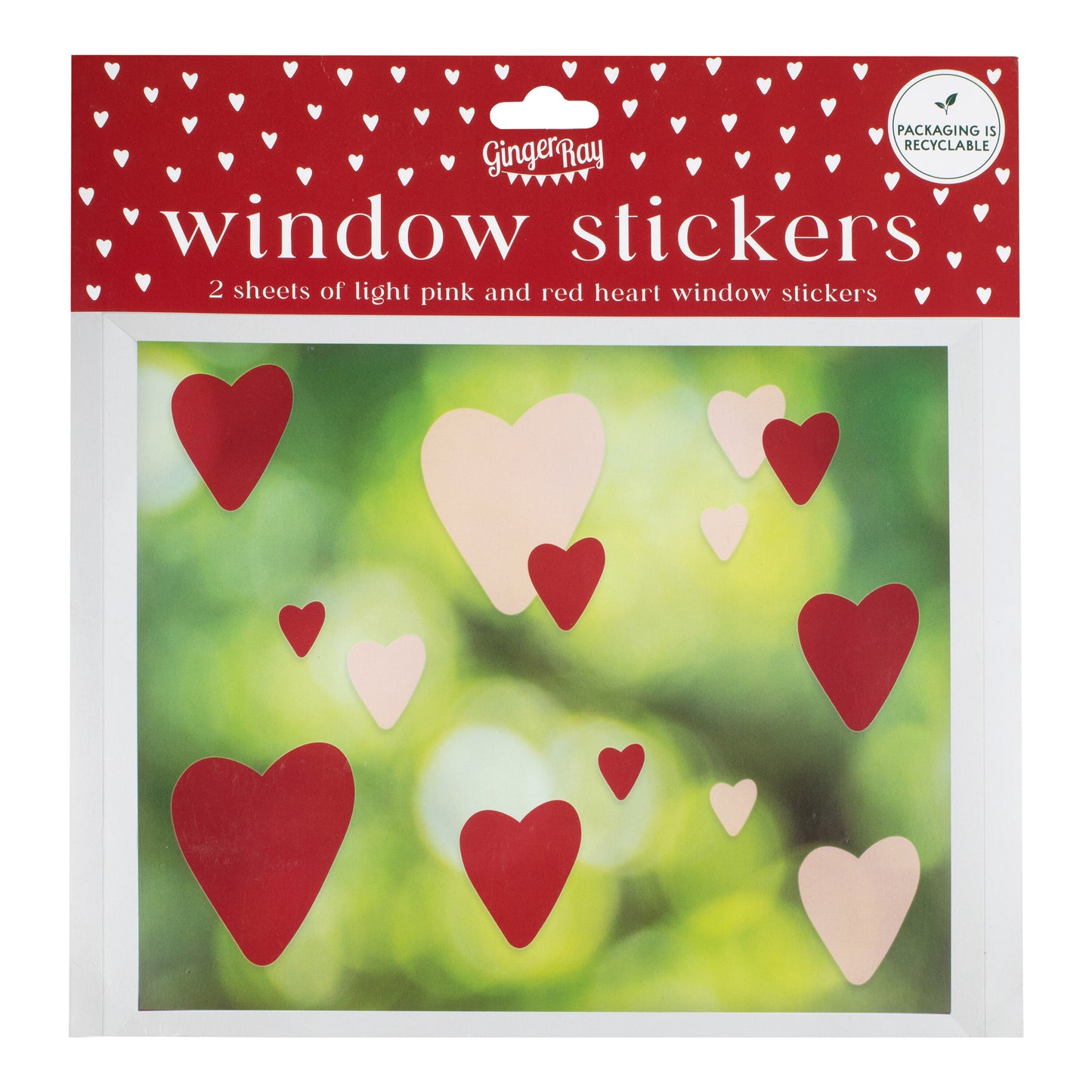 Heart Window Stickers