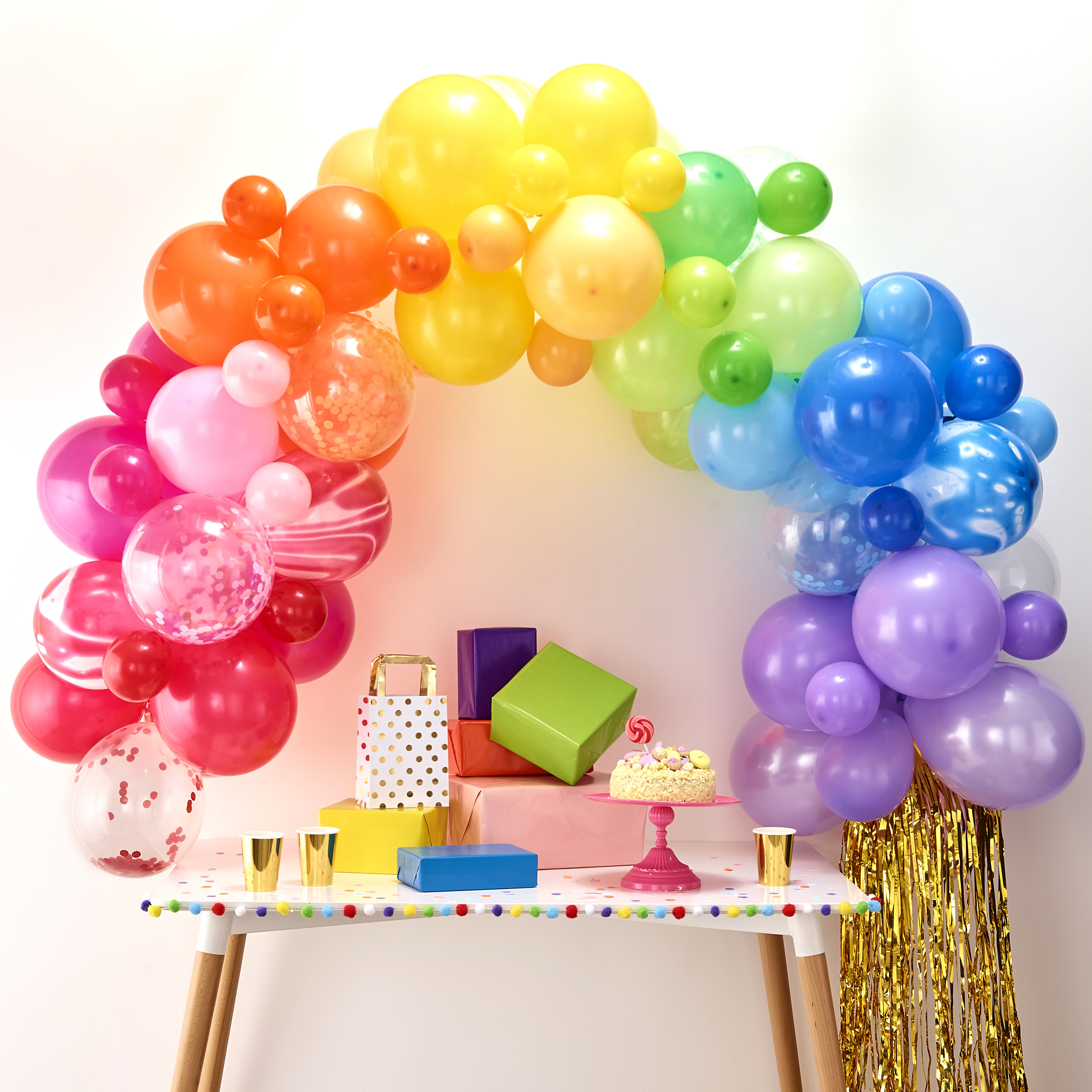 Rainbow Balloon Arch Kit Ginger Ray