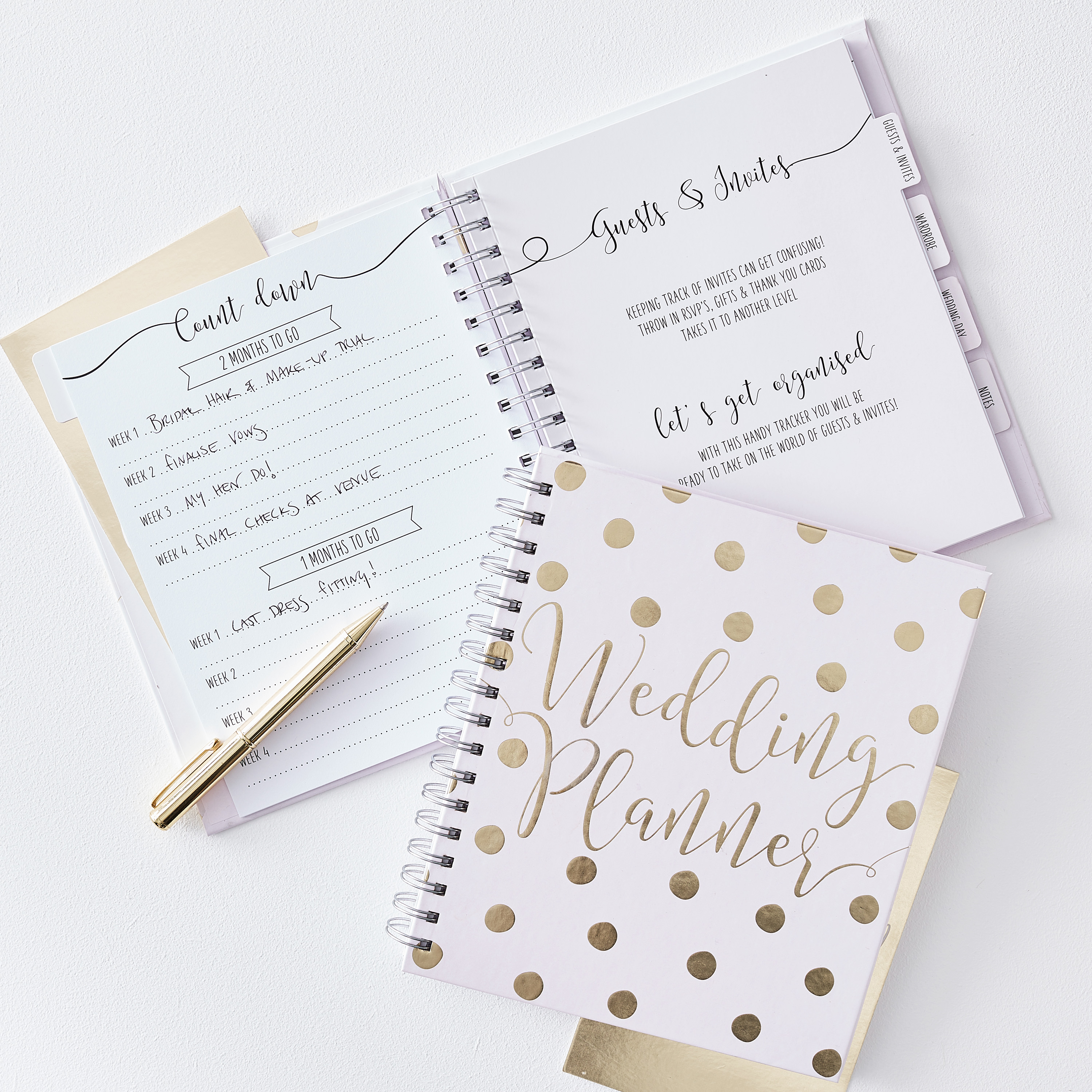  Wedding Planner Organizer - Engagement Diary Book