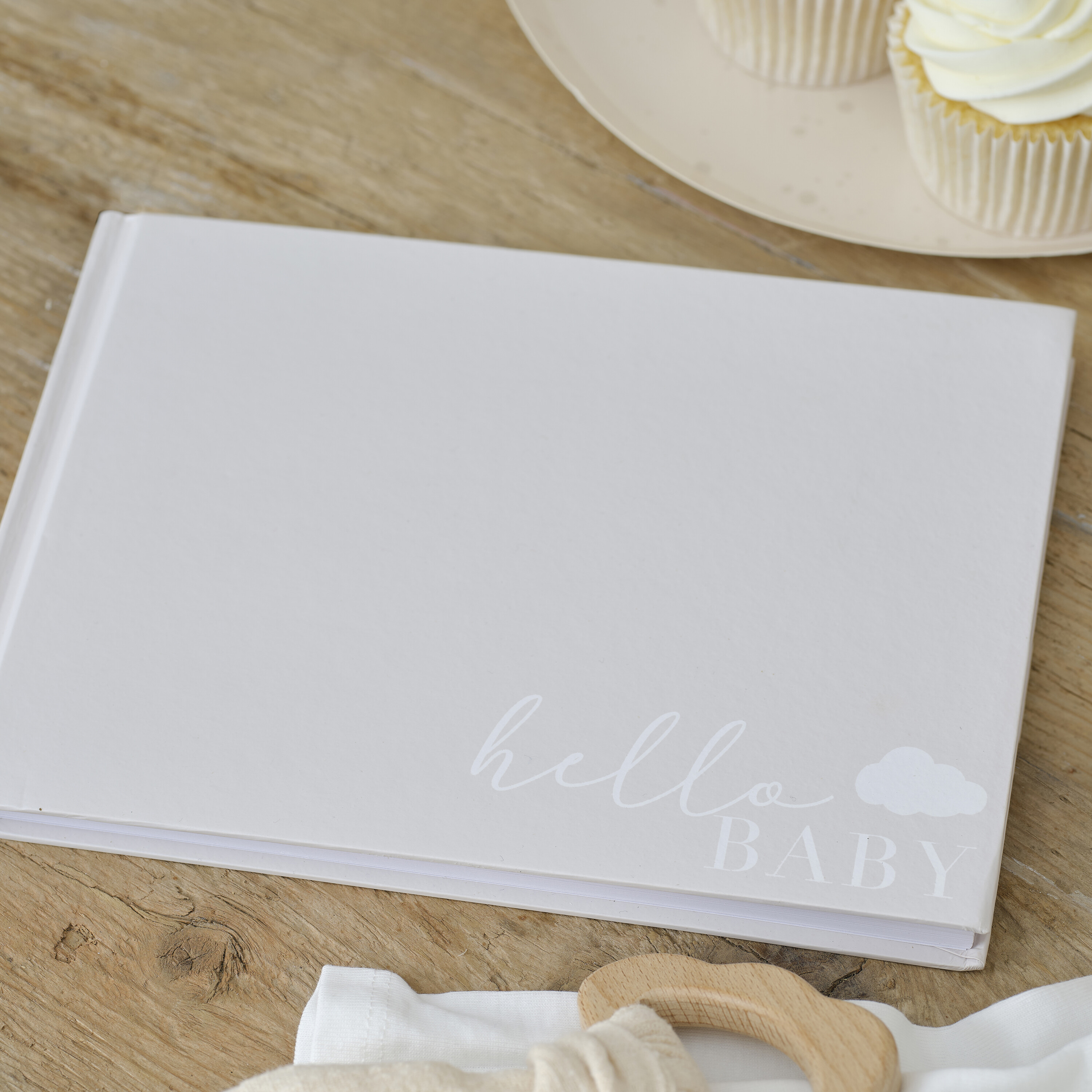 Hello Baby Baby Shower Guest Book Ginger Ray