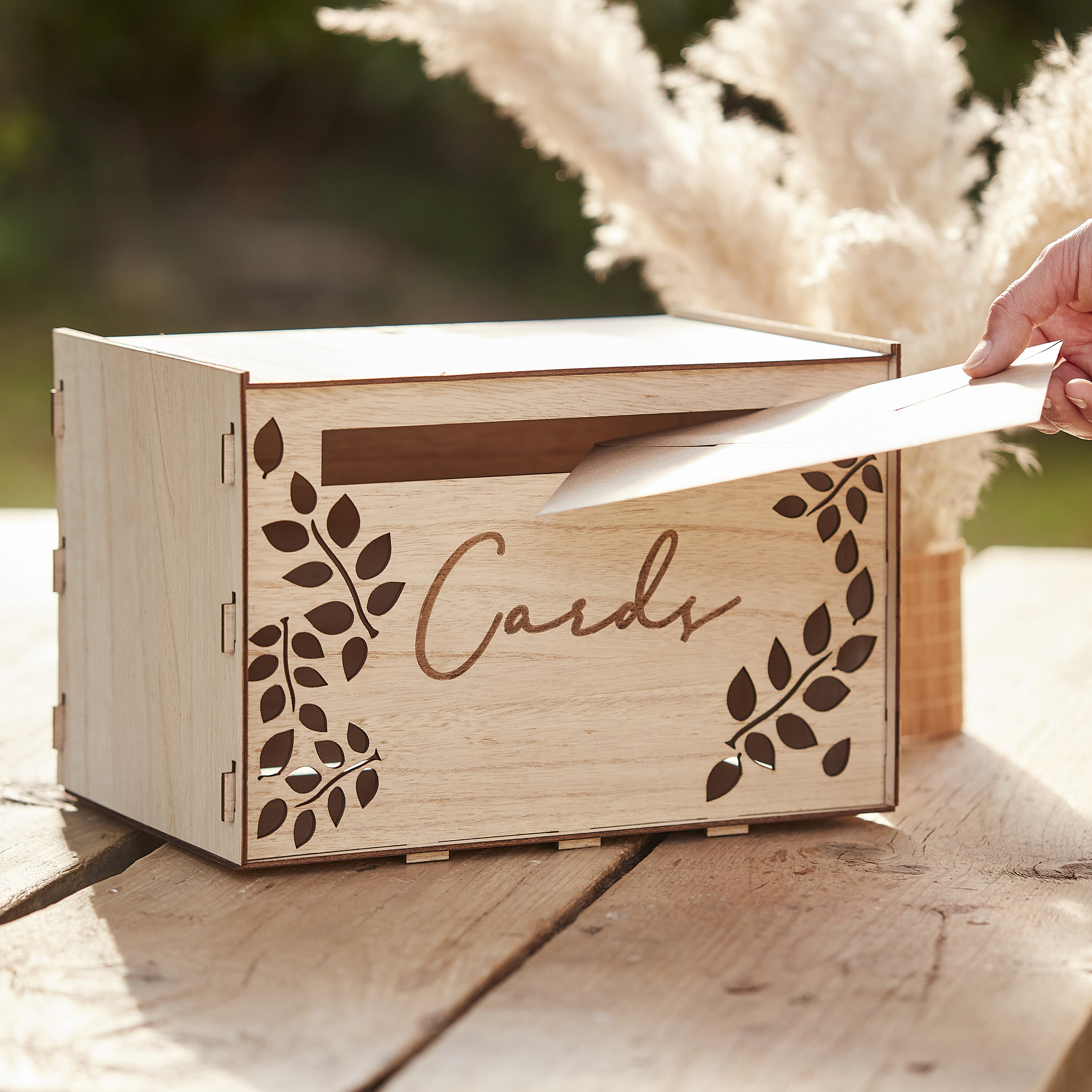 Personalised Wedding Card Box Boho Wedding Post Box Wedding 