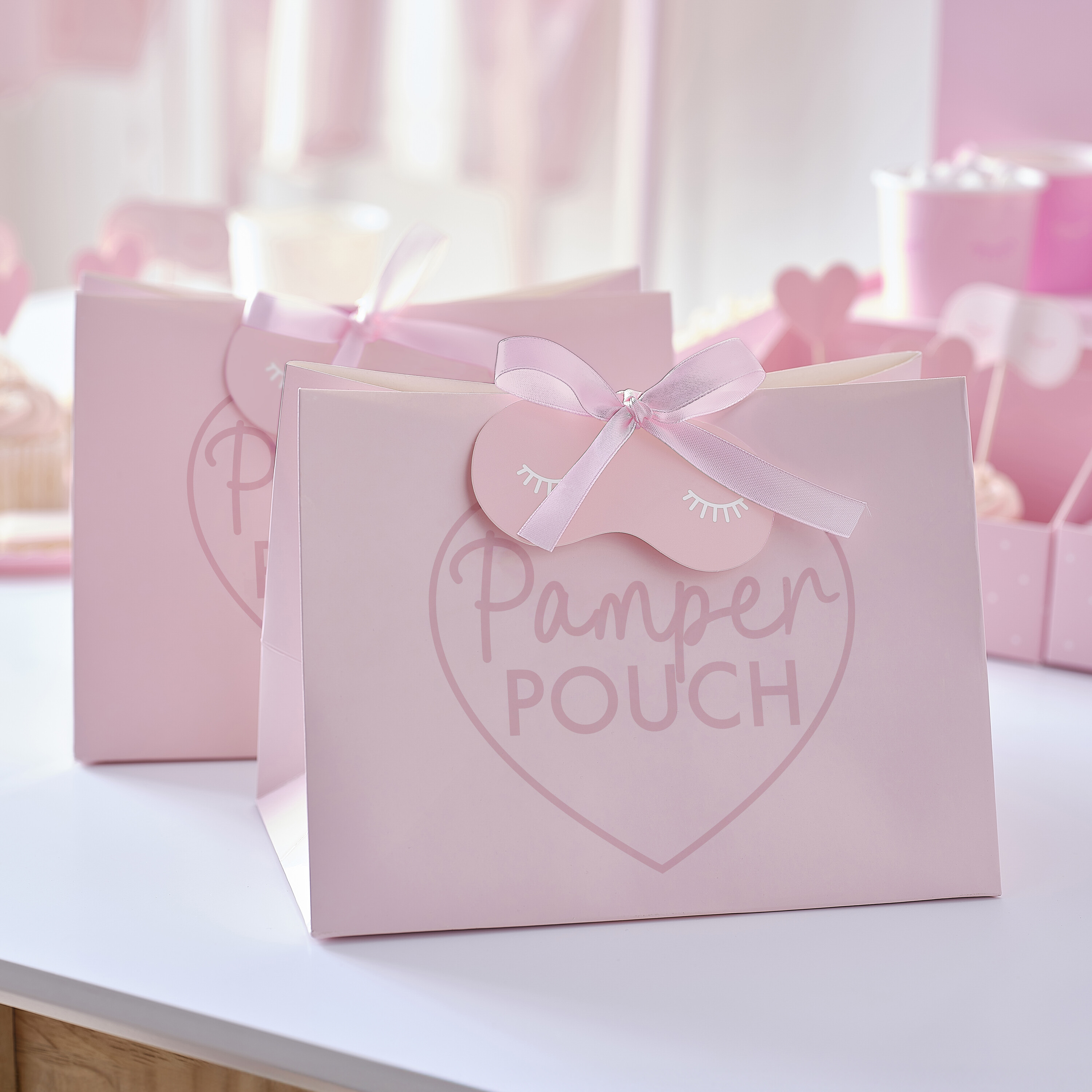 Pink Pamper Pouch Pamper Party Bags Ginger Ray