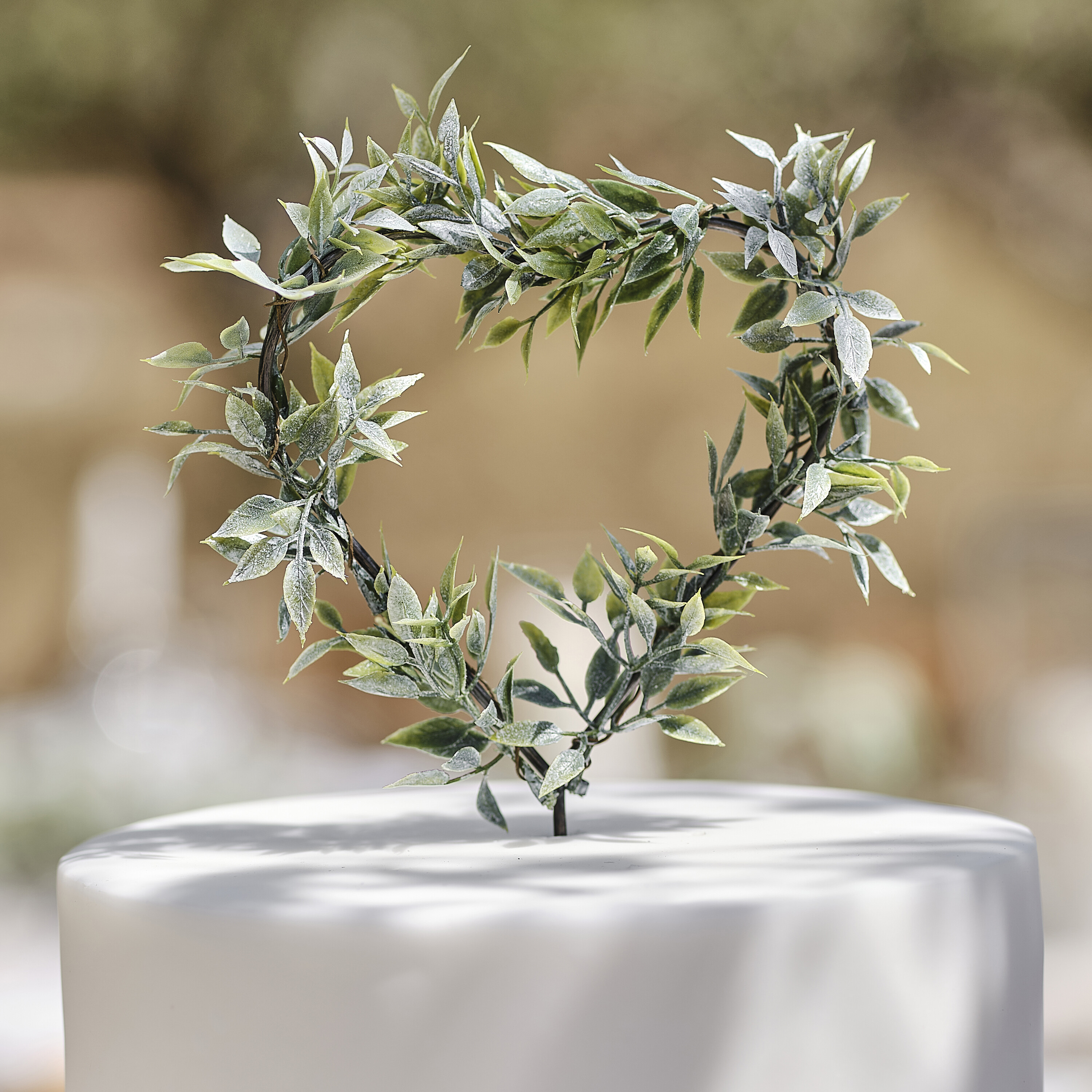 Foliage Heart Wedding Cake Topper Ginger Ray