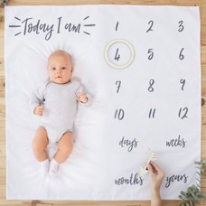 Baby Milestones Baby Milestones Blanket Baby Shower Gifts