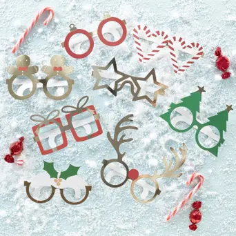 Ginger ray novelty christmas glasses
