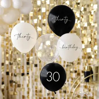 Black and gold balloons outlet