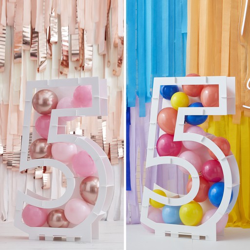Big number 5 balloon discount