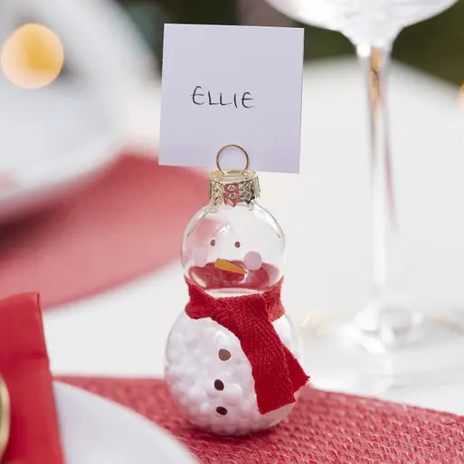 Christmas table store name holders