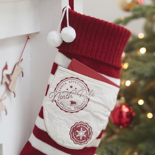 Red and white christmas stockings Clearance