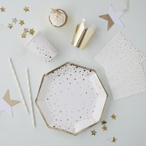 Star shop paper plates