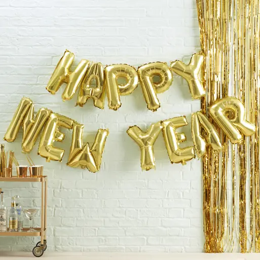 Happy New Year Balloon Banner Ginger Ray
