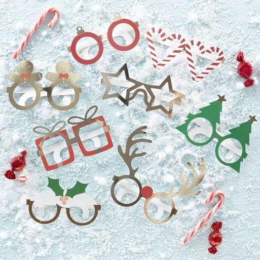 Festive novelty glasses outlet