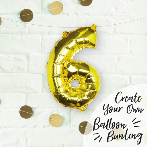 Individual number outlet balloons